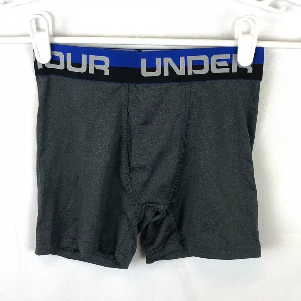 Under Armour Boy’s Blue/Grey 2-Pack Boxers Size Small